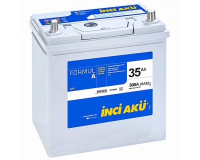 Inci Aku Formul A 38B20L 6 CT-35Ah-300A (SAE) (0) R+ - фото 1